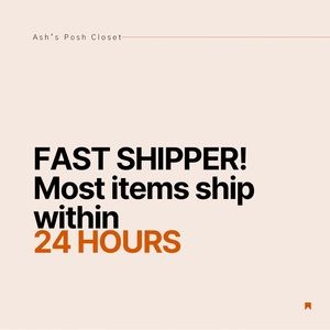 Fast Shipper - Avg. Shipping Time < 1 day !